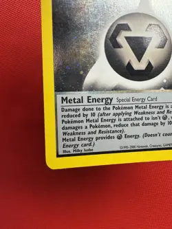 Pokemon - Metal Energy HOLO - Neo Genesis 19/111 English SWIRL MP Foil TCG Card - Image 5
