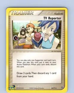 Pokemon TCG TV Reporter EX Dragon 88/97 Regular Uncommon Card LP-NM - Image 1
