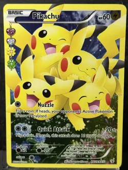 Pikachu Radiant Collection RC29/RC32 XY Generations Full Art Pokemon Card - Image 1