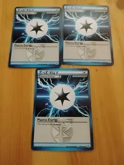3 Pokemon TCG Team Plasma Special Energy Plasma Energy Card 127/135 - Image 1