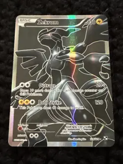 Zekrom 114/114 Black & White Full Art Pokemon TCG Card - Image 1