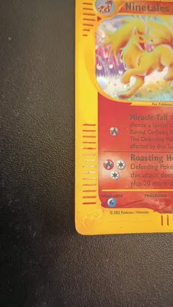 Ninetales Aquapolis Holo Rare H19 Pokemon Card 2003 - Image 4
