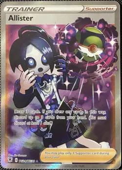 Allister TG24/TG30 Swsh10: Astral Radiance Trainer Gallery Holo - Pokemon Card - Image 1