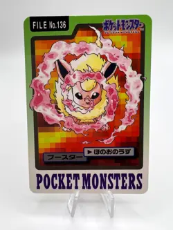 Pokemon Card Jolteon Flareon Vaporeon Bandai Carddass File 134 135 136 Japanese - Image 2