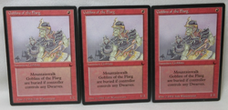 GOBLINS OF THE FLARG X3 MAGIC THE GATHERING THE DARK 1994 VINTAGE MTG CARD #420 - Image 1