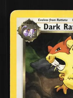 Dark Raticate 51/82 HP Team Rocket English Pokemon Card TCG - Image 4