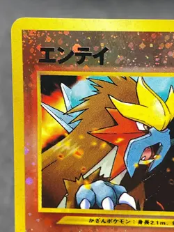 Entei Holo Reverse 244 Promo Neo Binder Japanese Pokemon Card - Image 2