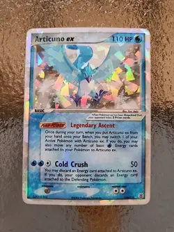 Pokemon TCG Articuno EX Holofoil Card FireRed LeafGreen, Secret Rare, 114/112 - Image 1