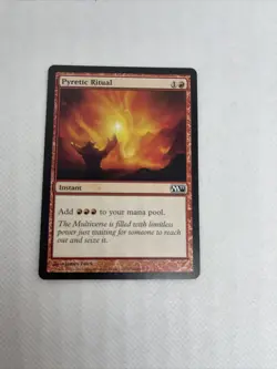 MTG 1x Pyretic Ritual Magic 2011 (M11) Regular LP FREE SHIPPING - Image 1