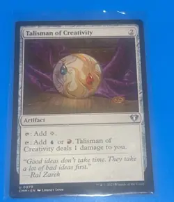 MTG Talisman Of Creativity U 0979 NM - Commander Masters 2023 - Image 1