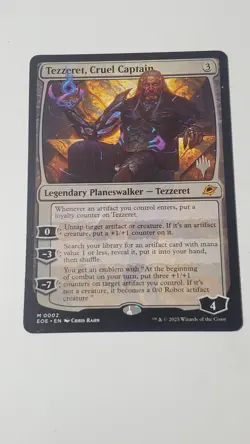 Tezzeret, Cruel Captain (Promo Pack) Edge of Eternities Regular - Image 1