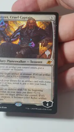 Tezzeret, Cruel Captain (Promo Pack) Edge of Eternities Regular - Image 2