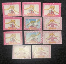 Sailor Moon Cybercel unscanned lot Sailor Moon 2 RARE 9 Common - 11 Card Lot - Image 1