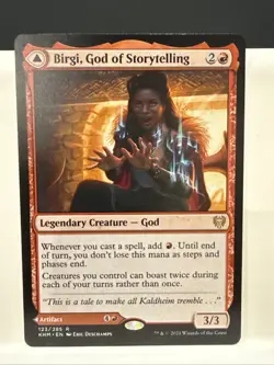 Birgi, God of Storytelling Kaldheim Regular - Image 1