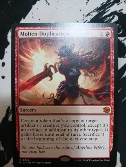 MTG Molten Duplication NM-Mint Outlaws of Thunder Junction: The Big Score - Image 1