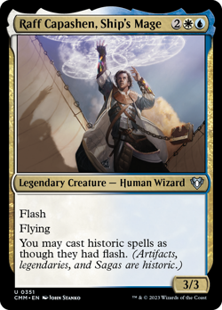 Raff Capashen, Ship's Mage FOIL Commander Masters NM Uncommon CARD ABUGames - Image 1