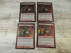 4x FOIL Keldon Marauders - Fire & Lightning Deck - NM - English - OOP MTG - Image 1