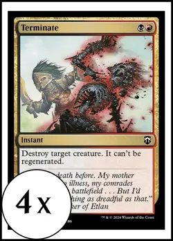 MTG - 4 x Terminate - Modern Horizons 3 Commander - Playset 4x x4 - Image 1