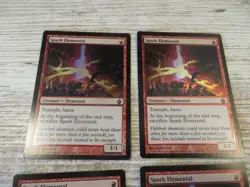 4x FOIL Spark Elemental - Fire & Lightning Deck - NM - English - OOP MTG - Image 2