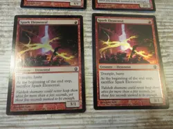 4x FOIL Spark Elemental - Fire & Lightning Deck - NM - English - OOP MTG - Image 3