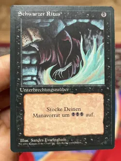 German FBB • Dark Ritual • Pack Fresh • Mtg (1734) - Image 1