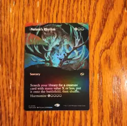 Mtg. Nature's Rhythm. Foil Borderless. Tarkir: Dragonstorm. Pack Fresh NM - Image 1