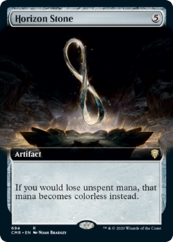Horizon Stone (Extended Art) FOIL Commander Legends HEAVILY PLD CARD ABUGames - Image 1