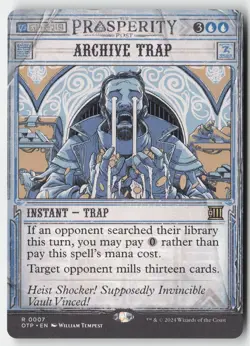 MTG - Archive Trap R Outlaws of Thunder Junction: Breaking News 7 LP-NM - Image 1