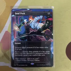 Fatal Push MTG Spiderman (7020) Borderless Regular - Image 1