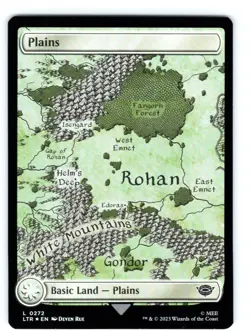 Magic Plains Map Foil 0272 LTR Lord of the Rings - Image 1