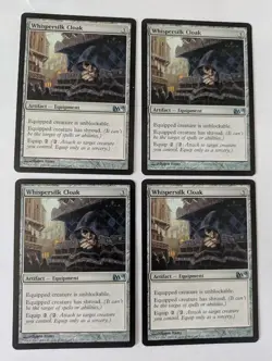 4 Whispersilk Cloak M10 MTG NM Free shipping with tracking - Image 1