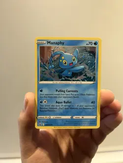 Pokemon Manaphy TCG Black Star Promo Card SWSH275 Holo | NM - Image 1