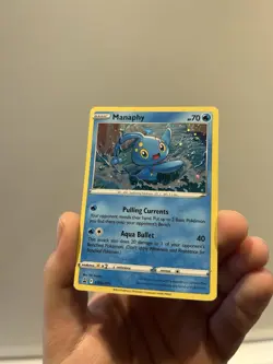 Pokemon Manaphy TCG Black Star Promo Card SWSH275 Holo | NM - Image 2