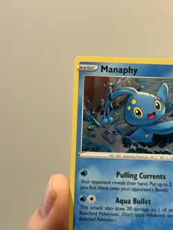 Pokemon Manaphy TCG Black Star Promo Card SWSH275 Holo | NM - Image 5