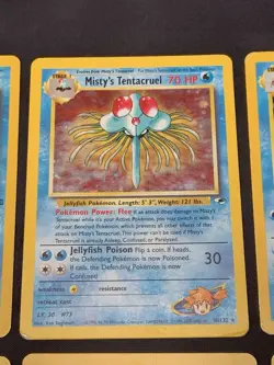 Vintage Pokemon Cards Rare Holo Lot WOTC MP/HP Gym Heroes, Jungle, Fossil, Base - Image 3