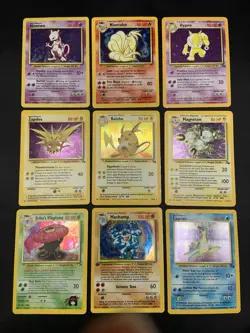 Vintage Pokemon Cards Rare Holo Lot WOTC Era Only -Base Set, Fossil, Gym Heroes - Image 1