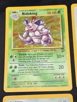 Vintage Rare Holo Pokemon Card Lot WOTC 1999 Base Set 2, Jungle, Fossil - MP/HP - Image 2