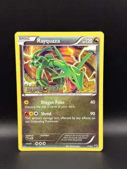 Pokemon TCG - Rayquaza [Stamped Holo] #11/20 | 2012 Pokemon Dragon Vault (LP) - Image 1