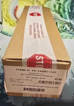 Pokemon TCG Mega Evolution 6 BOX ENHANCED BOOSTER BOX CASE Sealed IN HAND - Image 1