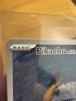 Pokemon Pikachu TCG Grey Felt Hat Van Gogh Full Art Promo SVP #085 - Image 4