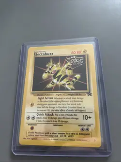 1999 Pokemon TCG Electabuzz Stamped WB Kids First Movie Promo NM Mint - Image 2