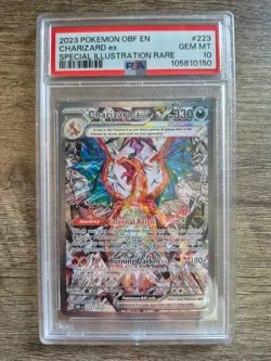 Pokemon TCG: Obsidian Flames Charizard ex 223/197 SIR PSA 10 Gem Mint - Image 1