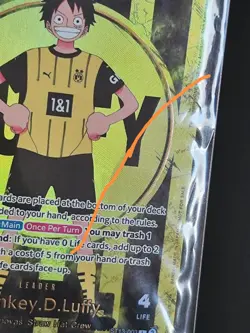 Damaged Card!! BVB x ONE PIECE Collaboration - Monkey D. Luffy Promo - Image 1