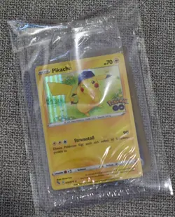 Pikachu 028 Holo Rare Pokemon GO Promo PGO Sealed & OVP Deutsch - Image 1