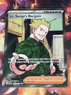 2025 Pokemon Mega Evolution - MEG EN Lt. Surge's Bargain - Image 1
