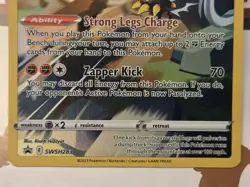 Pokemon Galarian Zapdos TCG SWSH283 Black Star Promo - Image 3