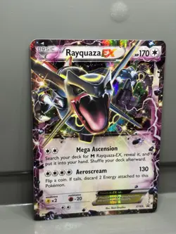 Pokemon TCG Rayquaza EX (Shiny) XY69 XY Holo Black Star Promo - Image 3