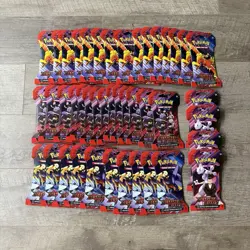 Pokemon TCG: Scarlet & Violet - Destined Rivals sleeved booster packs LOT OF 43 - Image 1