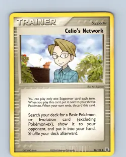 Pokemon TCG Celio's Network Firered & Leafgreen 88/112 Regular Uncommon LP - Image 1