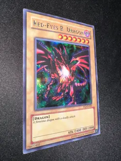 Yu-Gi-Oh! Red Eyes B. Dragon PCJ-EN001 Prismatic Secret Rare YuGiOh Card - VLP - Image 2